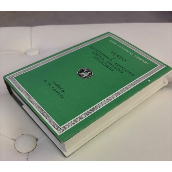 Plato: Euthyphro Apology Crito & Phaedrus  1982 Loeb Classical Library Edition - Picture 4 of 16